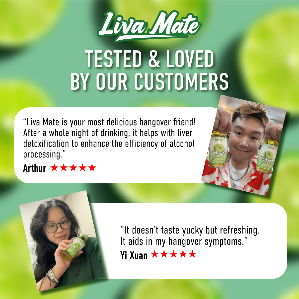 Vibe Liva Mate Starter Pack (2 Bottles)